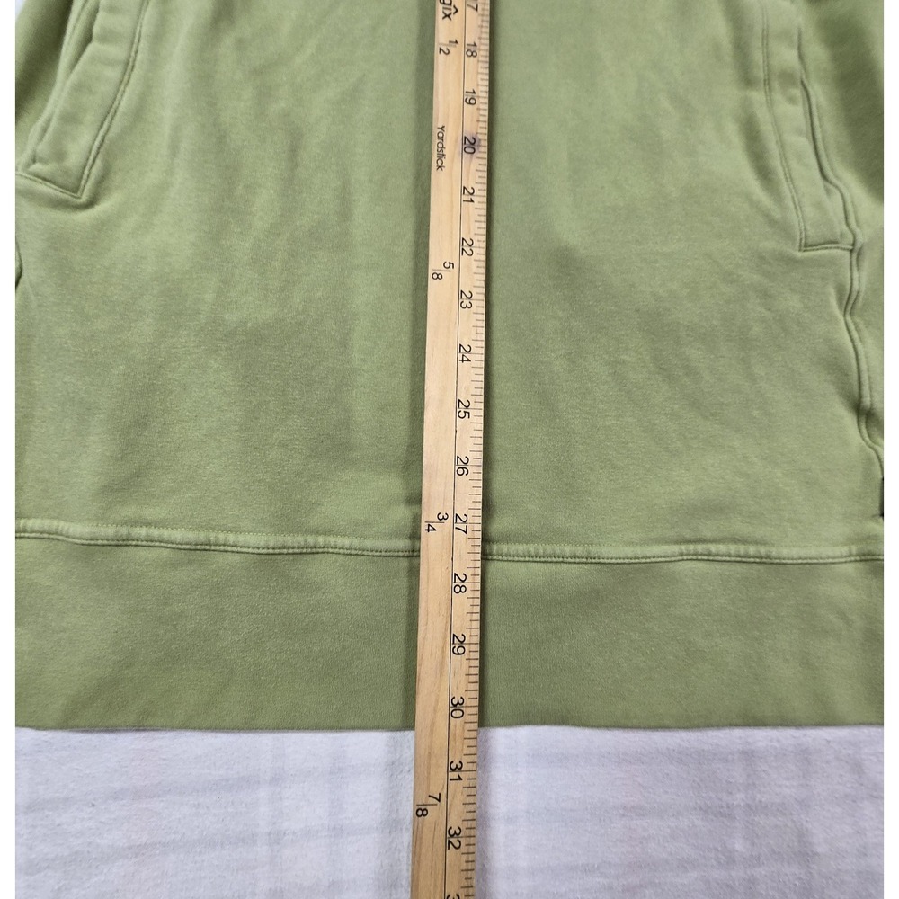 American Giant Womens Hoodie Dress Funnel Neck Pullover Sweatshirt Olive Green S - Picture 4 of 10